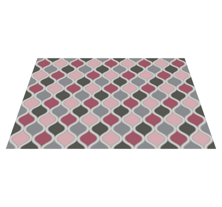 Textured placemats with colorful patterned design - TenStickers