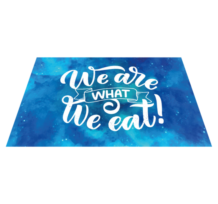 Placemat with quote inspirational quote art - TenStickers