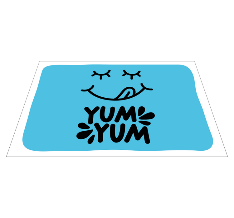 Original placemats for fun food presentation - TenStickers