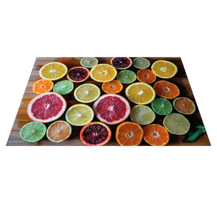 Original placemats citrus fruit display - TenStickers