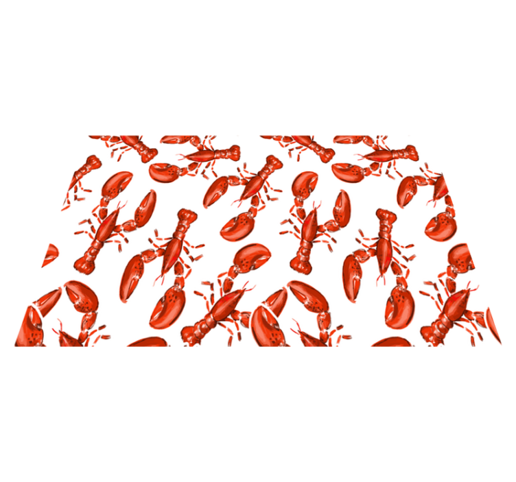 Original placemats lobster pattern design - TenStickers