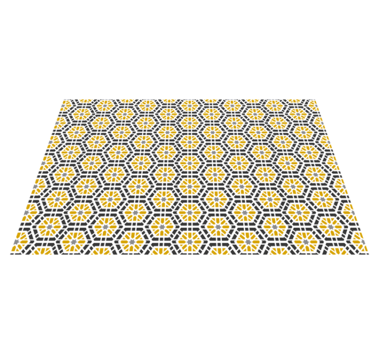 Textured placemats with geometric pattern design - TenStickers