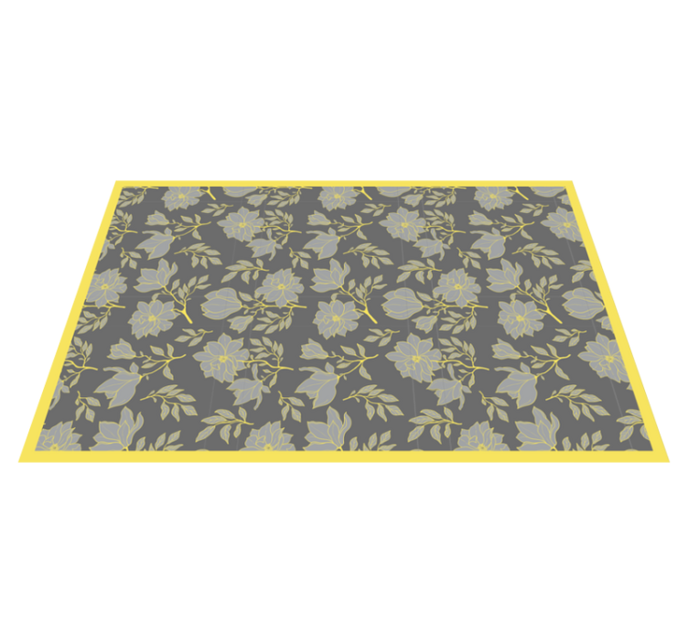 Original placemats floral print overlay - TenStickers