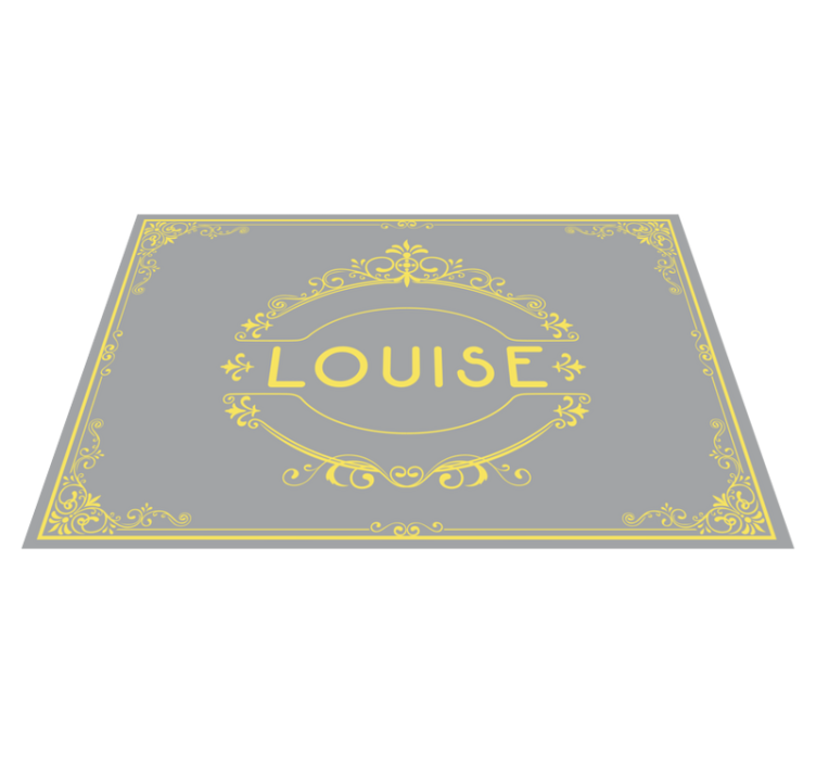 Personalisable placemats with elegant name display - TenStickers