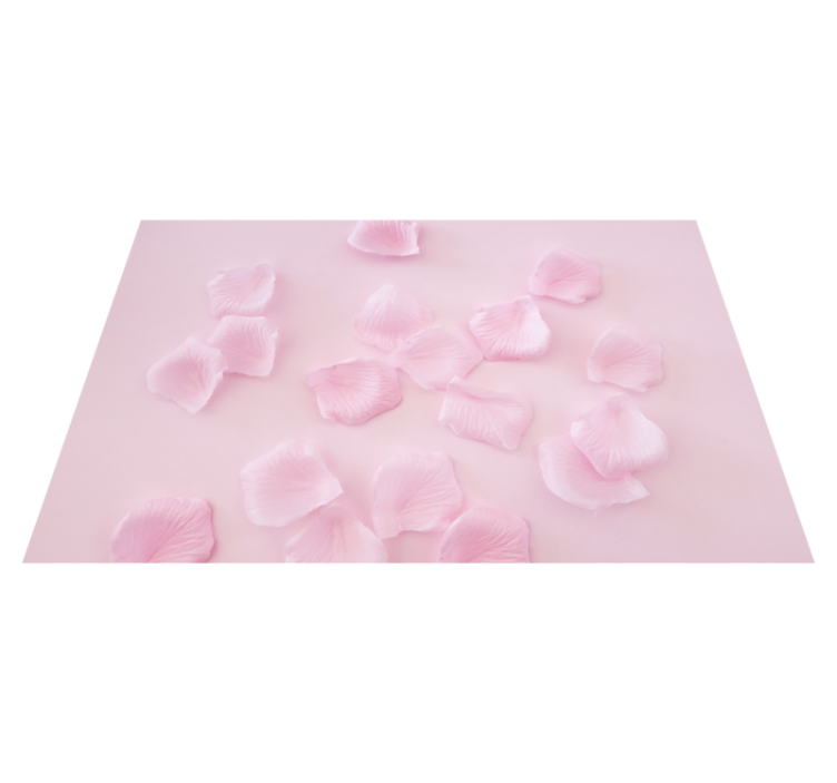 Textured placemats delicate floral design - TenStickers