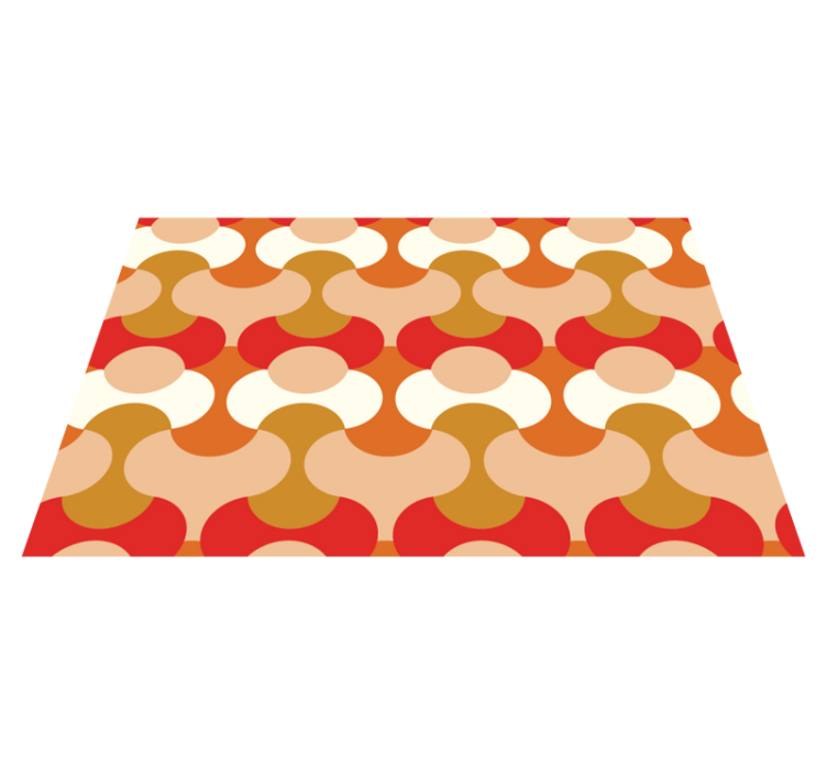 Modern placemats with lively geometric designs - TenStickers