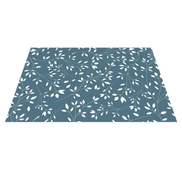 Textured placemats lush leaf design - TenStickers