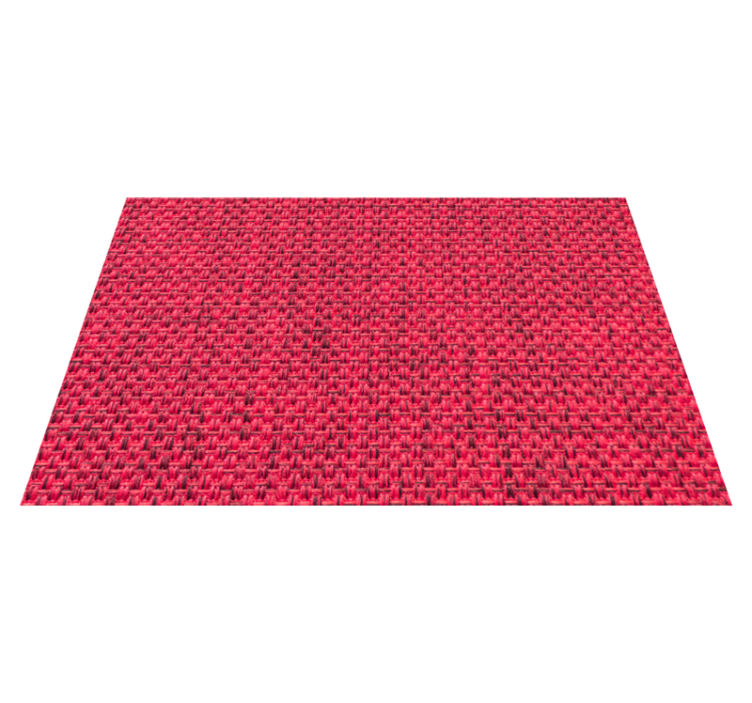Textured placemat textured red mat - TenStickers