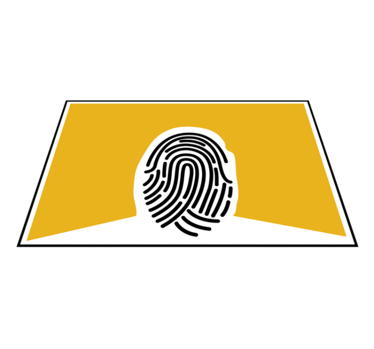 Original placemats stylized fingerprint design - TenStickers