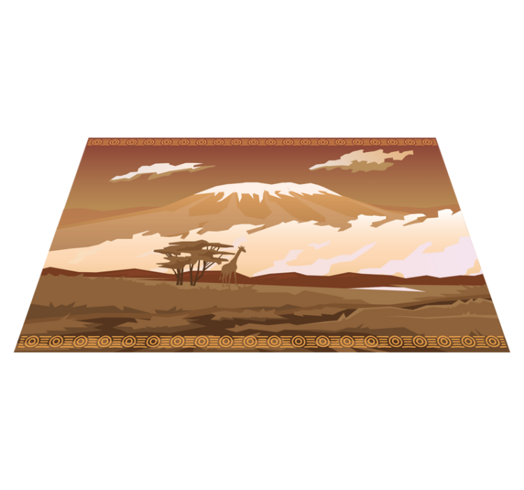 Original placemats majestic mountain landscape - TenStickers