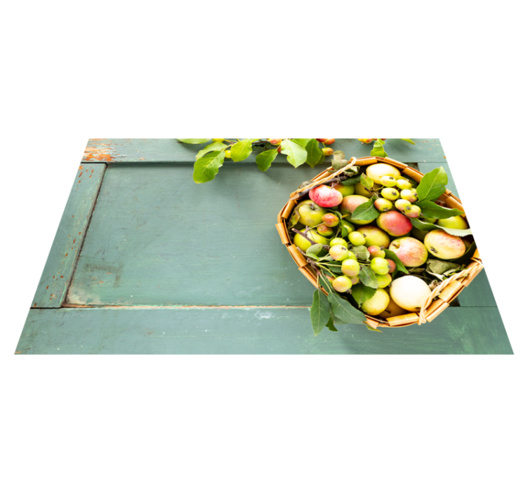 Placemats for home fruit basket arrangement - TenStickers