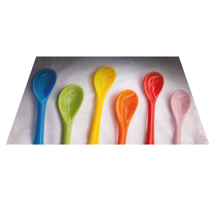Vibrant kitchen utensils placemats for home - TenStickers