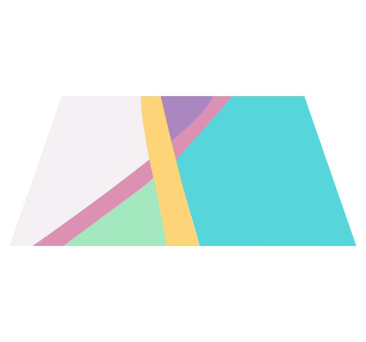 Modern placemats in abstract colorful layers - TenStickers