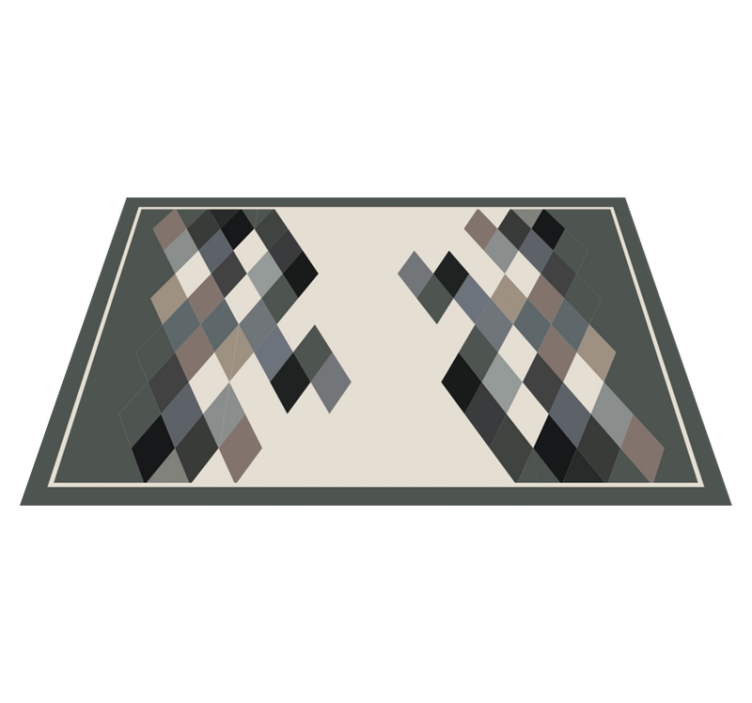 Geometric Pattern Surface modern placemats - TenStickers