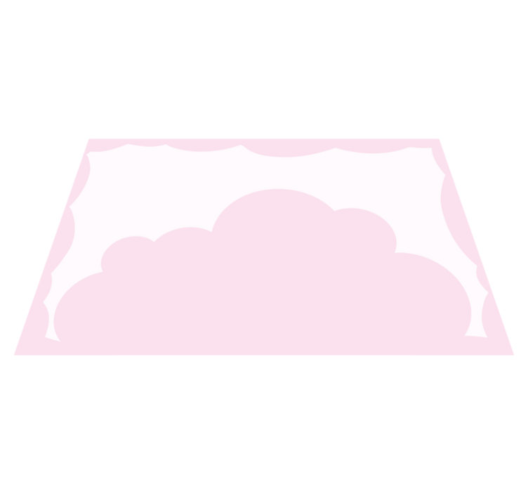 Children placemats cloud theme design - TenStickers