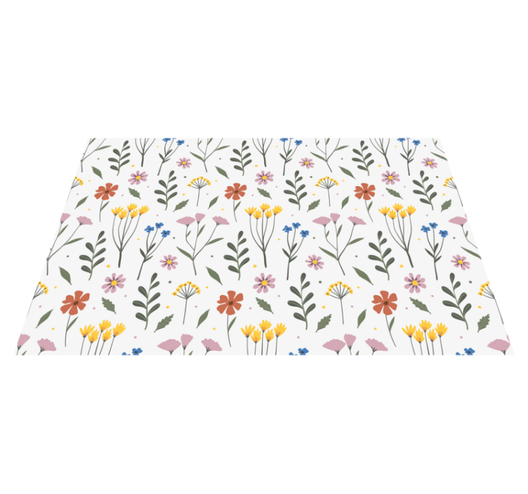 Original placemats with floral pattern design - TenStickers