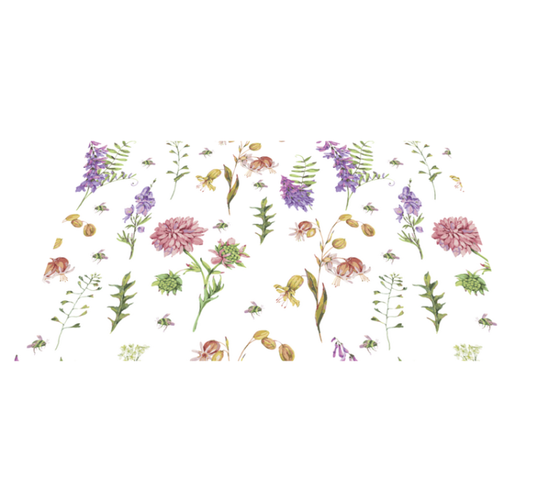 Original placemats floral botanical design - TenStickers