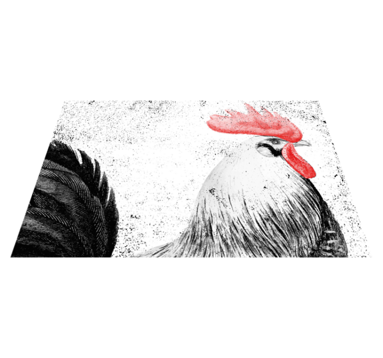 Original placemats rooster illustration - TenStickers
