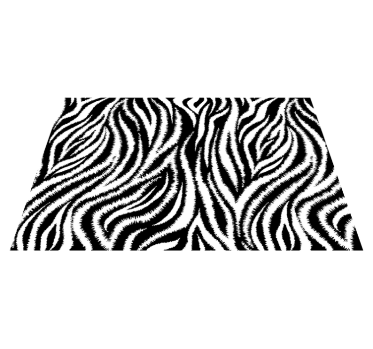 Textured placemats with zebra pattern design - TenStickers