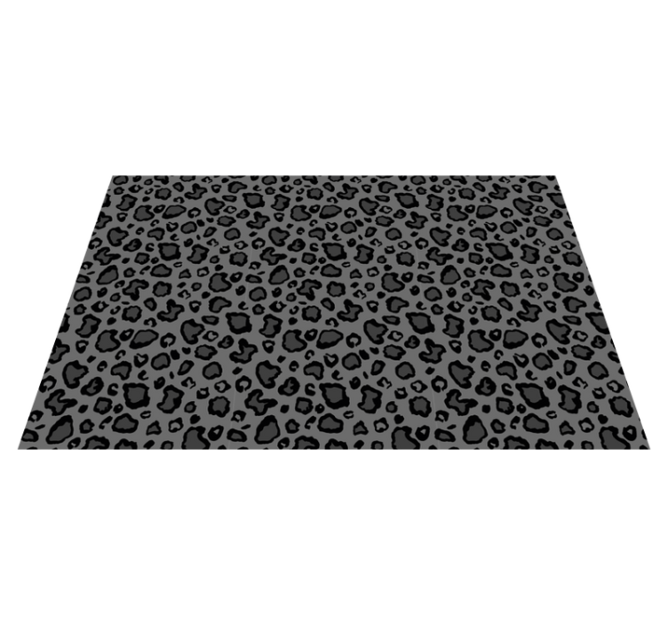 Textured placemats leopard spot design - TenStickers