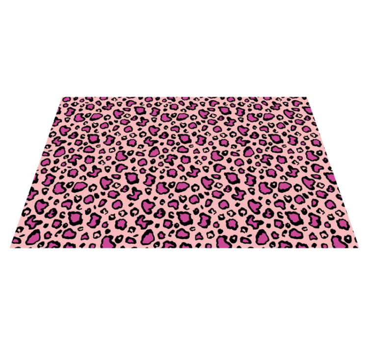 Original placemats pink leopard design - TenStickers