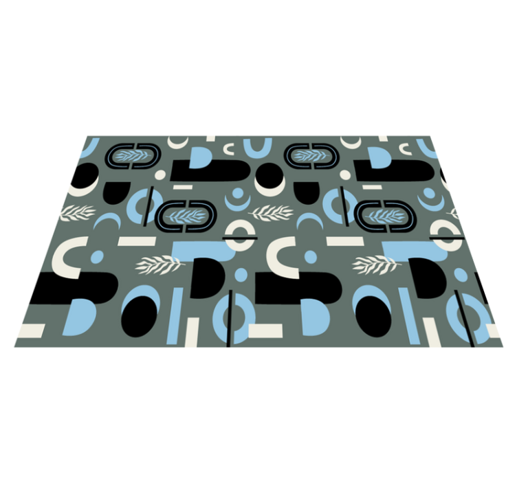 Modern placemats geometric design set - TenStickers