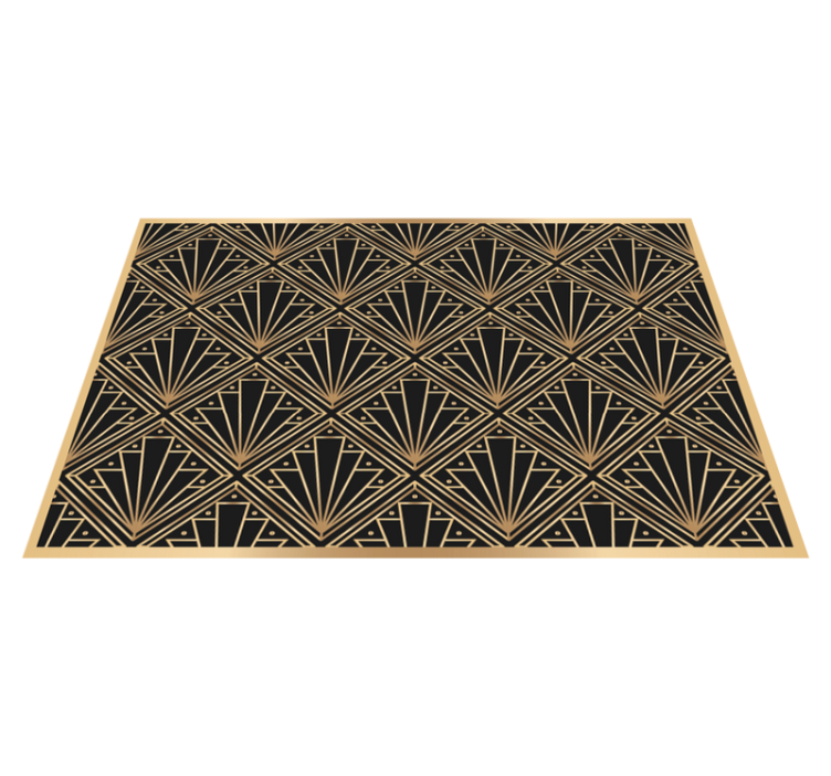 Textured placemats in art deco design - TenStickers