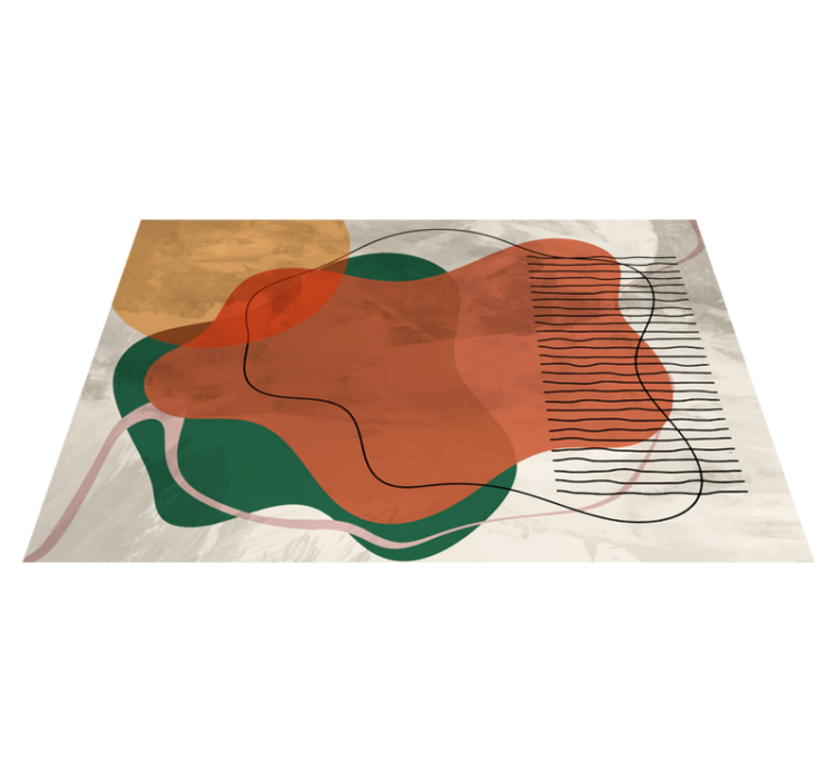 Modern placemats in colorful abstract designs - TenStickers