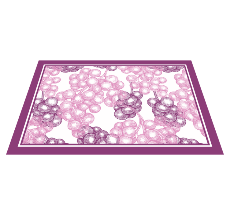 Textured placemats with floral pattern design - TenStickers