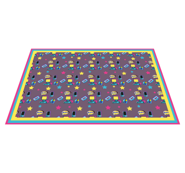 Original placemats colorful starry design - TenStickers