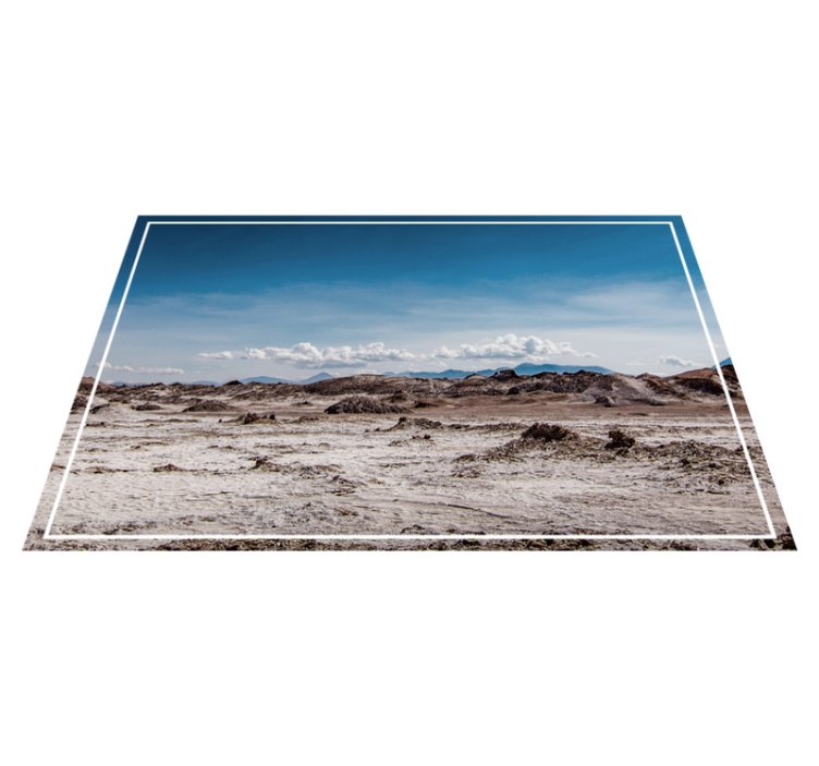 Modern placemats desert landscape design - TenStickers