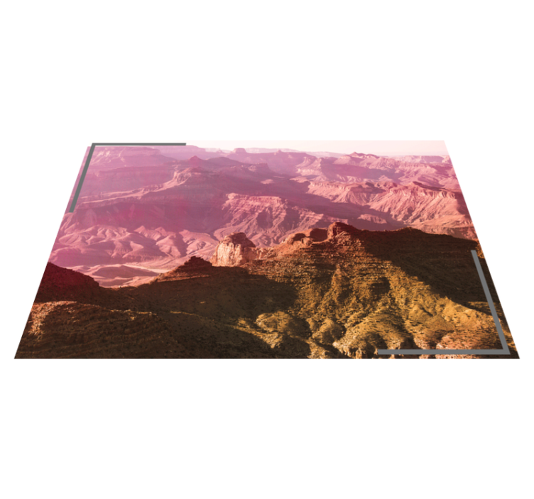 Modern placemats mountain landscape design - TenStickers