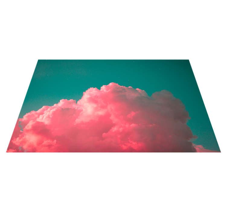 Modern placemats pink cloud blush - TenStickers