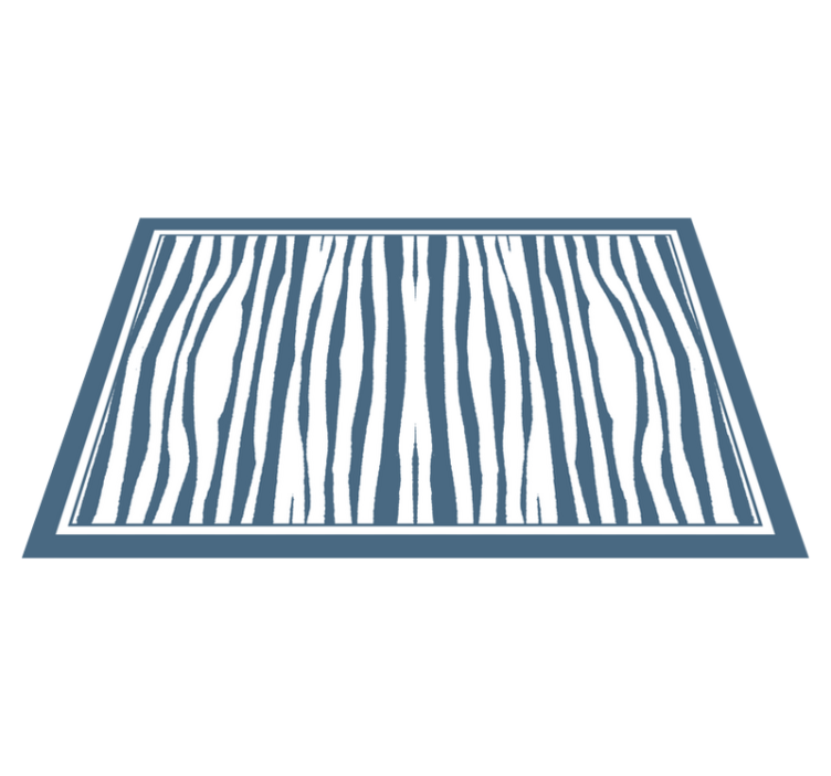 Textured placemats with zebra stripe design - TenStickers