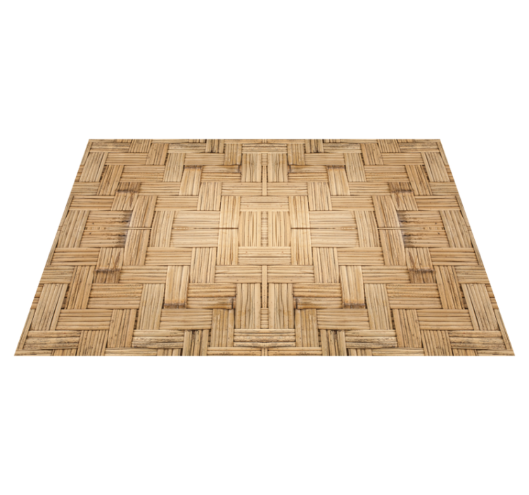 Textured placemats woven bamboo surface - TenStickers