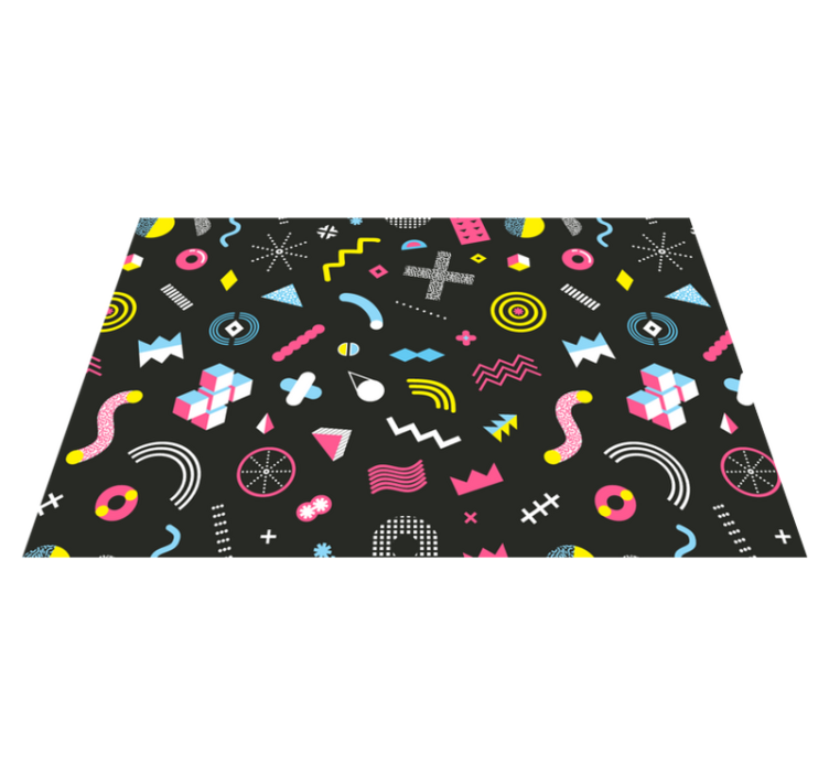 Original placemats with lively geometric shapes - TenStickers
