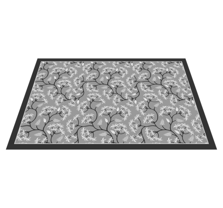 Christmas placemats with floral branch design - TenStickers