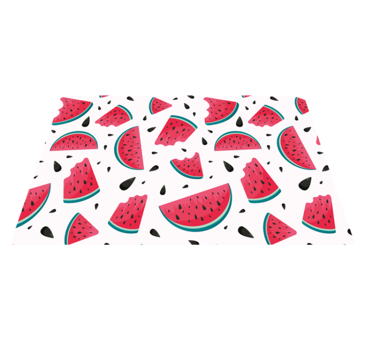 Children placemats watermelon slice design - TenStickers
