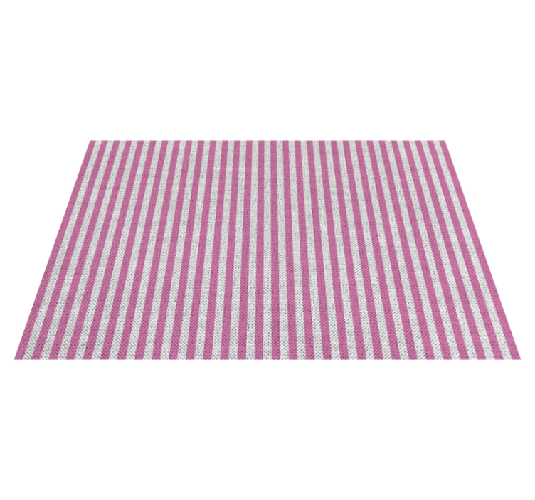 Textured placemats striped tabletop design - TenStickers