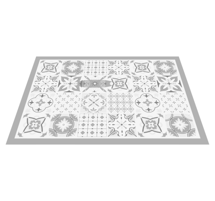 Textured placemats with stylish monochrome designs - TenStickers
