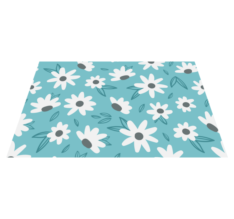 Original placemats floral print table cover - TenStickers