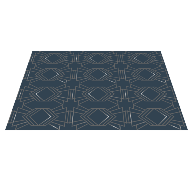 Modern placemats with sophisticated geometric design - TenStickers