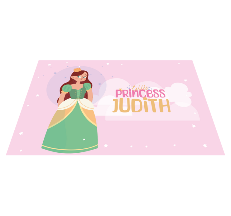 Little princess Personalised placemat - TenStickers