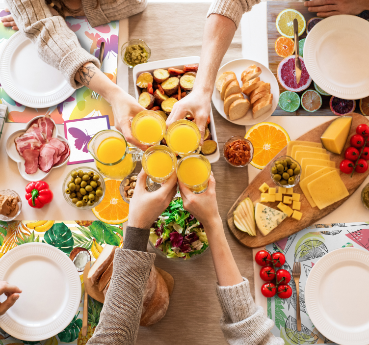 Original placemats citrus fruit display - TenStickers