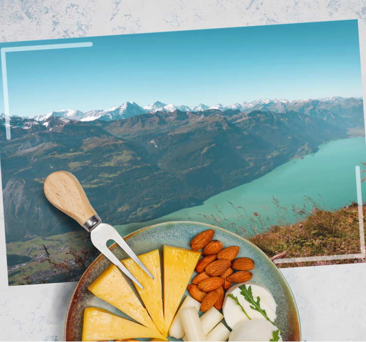 Snowy mountains original placemats - TenStickers