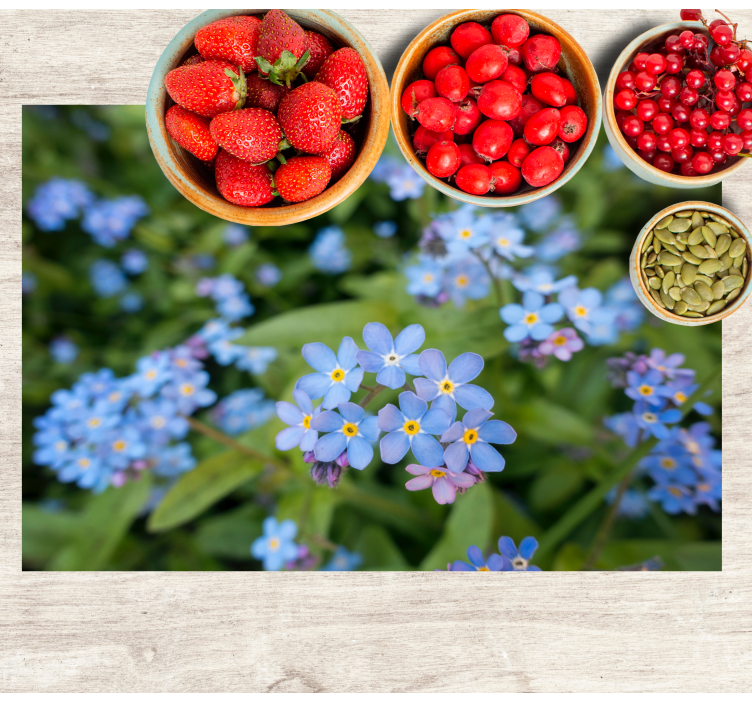 Delicate Floral Arrangement original placemats - TenStickers