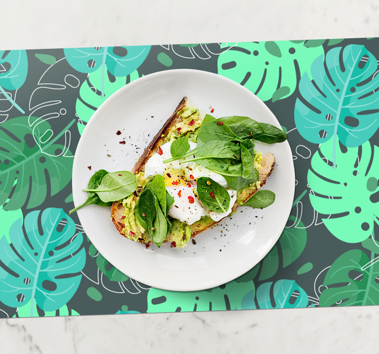 Monstera Deliciosa original placemats - TenStickers