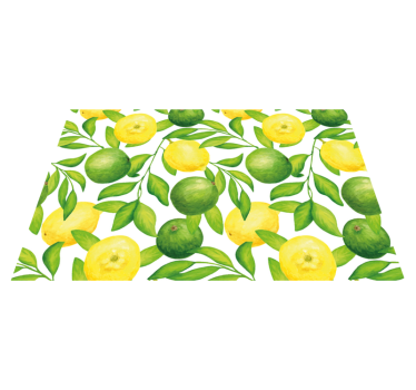 Lemons and Limes citrus table mat - TenStickers