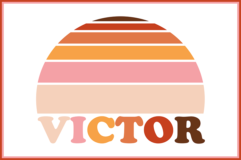 Personalisable placemats customizable name placemat - TenStickers