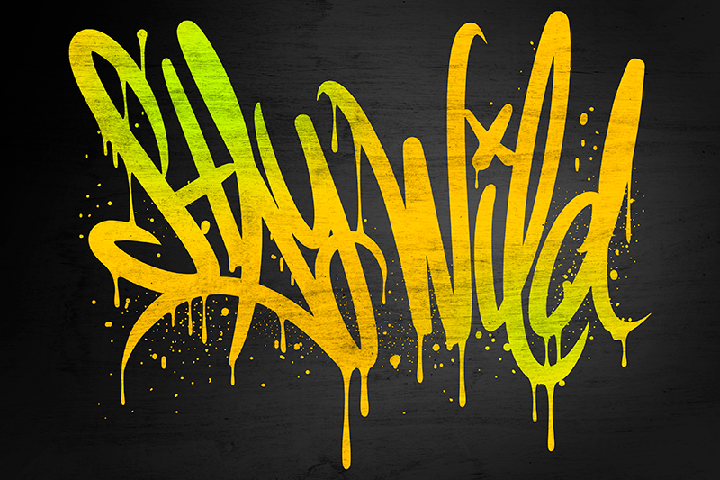 Placemats with quote stay wild script - TenStickers